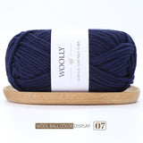 Woolly Acrylic Blended Chunky Yarn