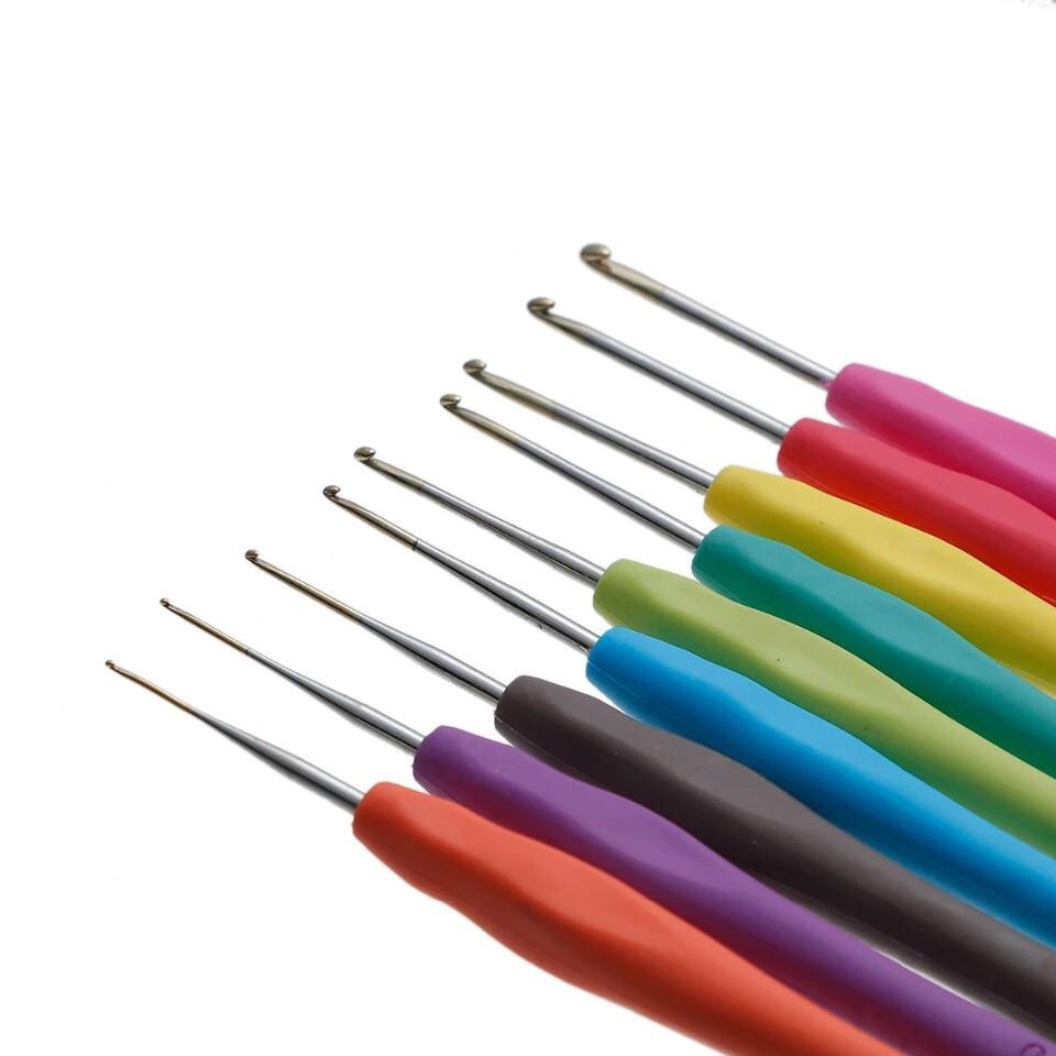 27 Pcs Crochet Hook Set Huge Crochet Hooks Huge Crochet Needles With Ergonomic Crochet Hooks Stitch Markers Sewing Needles Crochet Needle Case Yarn