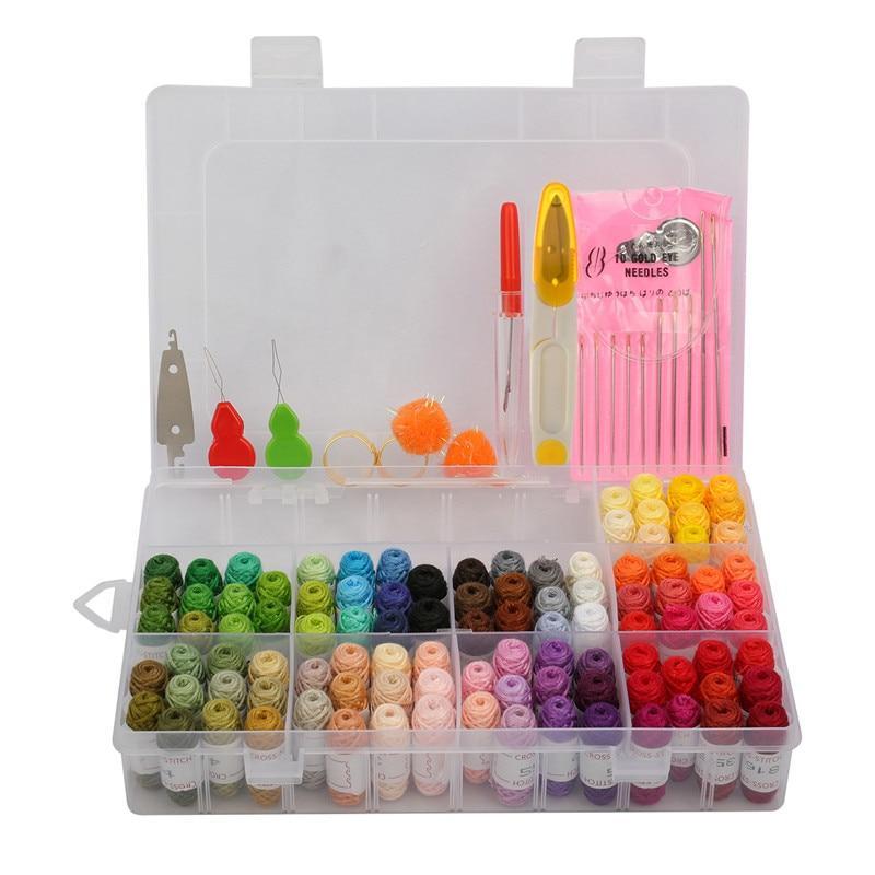 100 Mix Colors Embroidery Thread