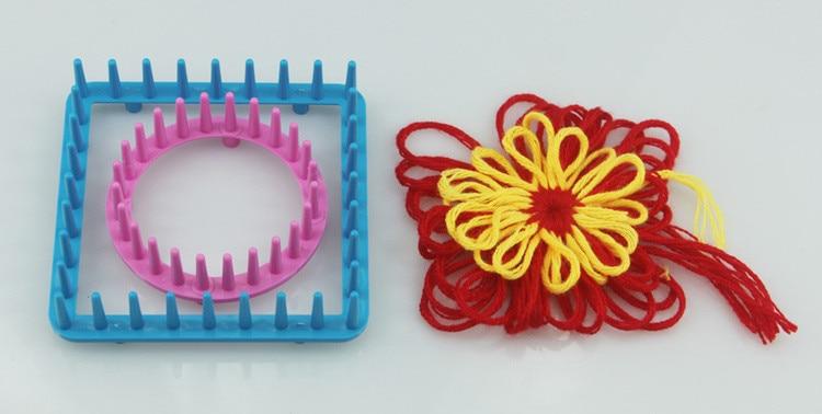 Daisy Flower Pattern Knitting Loom