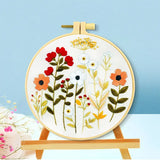 4-Pack Beginner Embroidery Kits with Patterns and Instructions DIY Kit