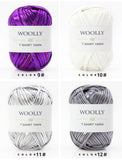 WOOLLY Metallic Faux Leather Tshirt Yarn - Baskets/BagMaking/Bassinet/Mats