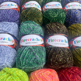 Multicolor Chunky Chenille Yarn