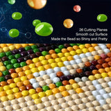 Landscape diamond painting kit contents and packaging