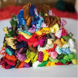 Mix Colors Embroidery Thread 300 Skeins