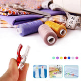 Colorful Multipurpose Sewing Craft Crocheting Knitting Safety Clothing Clips - 12pcs