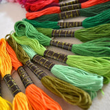 Mix Colors Embroidery Thread 300 Skeins