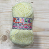 Rainbow Crystal Yarn Ball 3ply Knitting Crochet 3.5MM