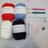 Woolly Basic Beginner Crochet Kit