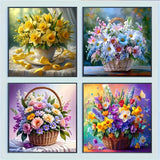 Diamond painting gift idea for craft and flower lovers