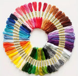 Mix Colors Embroidery Thread 300 Skeins