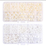 ABS Pearl Beads Box Set (About 800pcs)