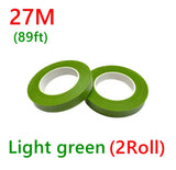 Green Floral Tape, Tape for Flower Arrangements and Craft Projects (Pack of 2)
