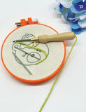 3-In-1 Interchangeable Embroidery Punch Needle Set With Threader