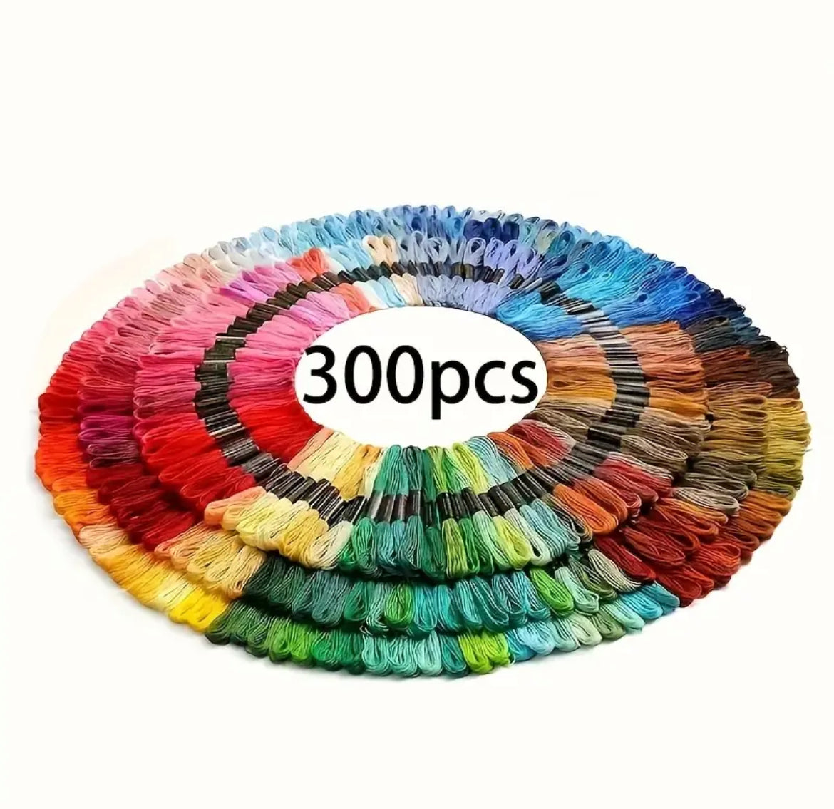 Mix Colors Embroidery Thread 300 Skeins – Al Saeed Wool House