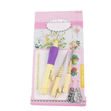 Punch Needle Embroidery Beginner Kit Threader Fabric Embroidery Hoop Yarn Rug Punch Needle Pock Pen