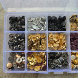 Metal Buttons Assorted Box