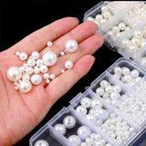 ABS Pearl Beads Box Set (About 800pcs)