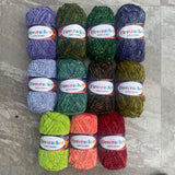 Multicolor Chunky Chenille Yarn