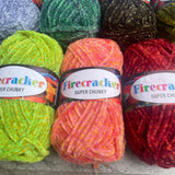 Multicolor Chunky Chenille Yarn