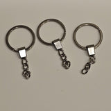 Keyring with Chain 30mm - Pack of 12