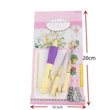 Punch Needle Embroidery Beginner Kit Threader Fabric Embroidery Hoop Yarn Rug Punch Needle Pock Pen