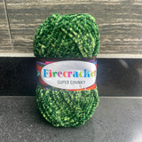 Multicolor Chunky Chenille Yarn