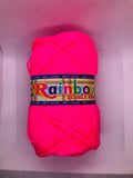 Rainbow Double Knit Yarn Ball