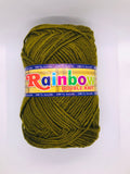 Rainbow Double Knit Yarn Ball