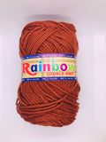 Rainbow Double Knit Yarn Ball