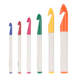 Huge Plastic Crochet Hooks Set (7mm to 20mm) - 6pcs Set