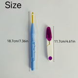 Embroidery Punch Needle Kit with Adjustable Punch Needle Tool and Threader, Embroidery Punch Needle for Beginners