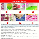 Colorful Coral Reef 5D Diamond Painting Kit — 20×20cm Full Drill Round Acrylic | Underwater Marine Art
