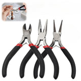 3pcs Jewellery Pliers Chain Nose and Round Pliers, Multifunctional Small Pliers Jewellery Making - Al Saeed Wool House