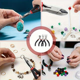 3pcs Jewellery Pliers Chain Nose and Round Pliers, Multifunctional Small Pliers Jewellery Making - Al Saeed Wool House