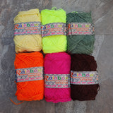 Rainbow 3ply Beginner Yarn Kit with Accessories