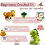 Crochet Animal Kit (8pc) – Beginner Friendly DIY Set