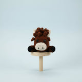 Highland Cow Amigurumi Crochet Kit – Curly-Horn Beginner DIY Plush
