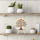 Colorful Tree of Life Embroidery DIY Kit