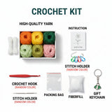 Crochet Animal Kit (8pc) – Beginner Friendly DIY Set