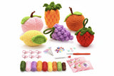 Crochet Fruit Basket Kit – 6-Piece Amigurumi Fruit Set