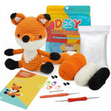 Fox Crochet DIY Kit – Beginner Amigurumi Kit with Full Supplies & Instructions
