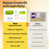 Giraffe Crochet DIY Kit – Beginner Amigurumi Crochet Kit with Video Tutorial