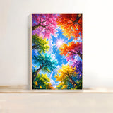 Colorful Forest Sky Diamond Painting Kit 20x30cm