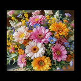 Colorful Bouquet 11CT Printed Fabric Cross-Stitch Kit