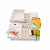 Crochet Sunflower Shadow Box Frame Kit – Gift-Boxed DIY Wall Art