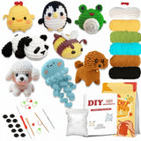 Animal Amigurumi Crochet Kit 8 designs complete set