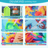 Colorful Forest Sky Diamond Painting Kit 20x30cm