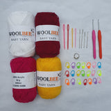 WoolBee Basic Beginner Crochet Kit