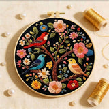 Birds & Blooms Embroidery DIY Kit